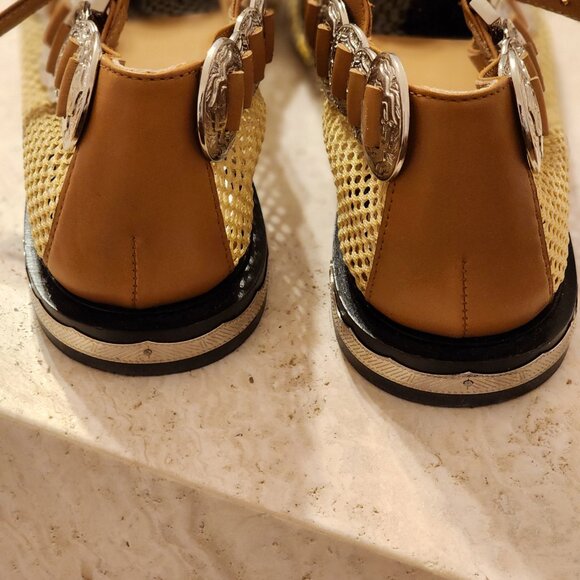 Toga Pulla Mesh Mary Jane Flats Sz 39 - Picture 4 of 7